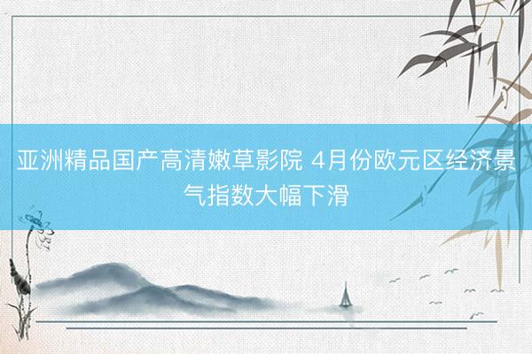 亚洲精品国产高清嫩草影院 4月份欧元区经济景气指数大幅下滑