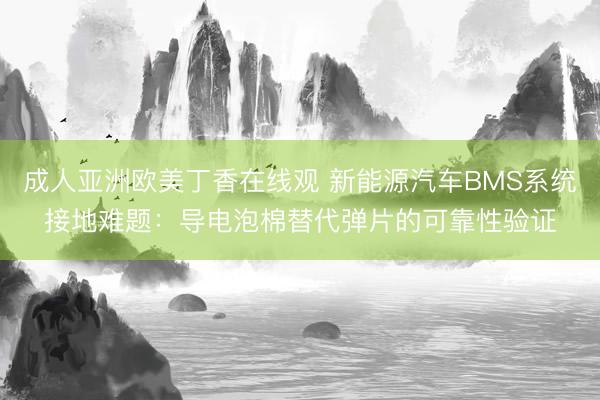 成人亚洲欧美丁香在线观 新能源汽车BMS系统接地难题：导电泡棉替代弹片的可靠性验证