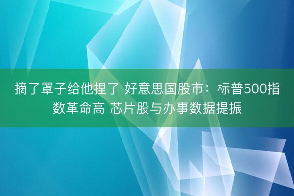 摘了罩子给他捏了 好意思国股市：标普500指数革命高 芯片股与办事数据提振